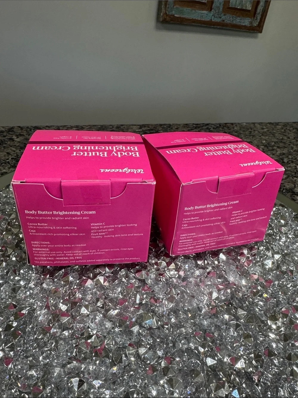 Walgreens Brightening Body Butter Cream - Pink